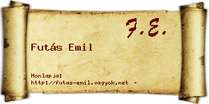 Futás Emil névjegykártya